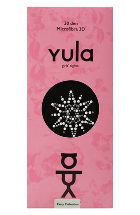 Детские колготки party collection 30 den YULA черного цвета по цене 970 руб., арт. YU-99 | Фото 1 Детские колготки party collection 30 den YULA черного цвета, арт. YU-99 | Фото 1