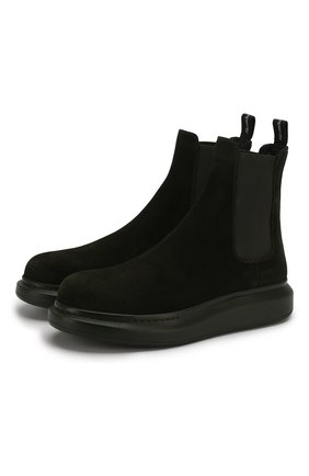 Мужские замшевые челси ALEXANDER MCQUEEN хаки цвета по цене 43100 руб., арт. 586198/WHXK2 | Фото 1 Мужские замшевые челси ALEXANDER MCQUEEN хаки цвета, арт. 586198/WHXK2 | Фото 1