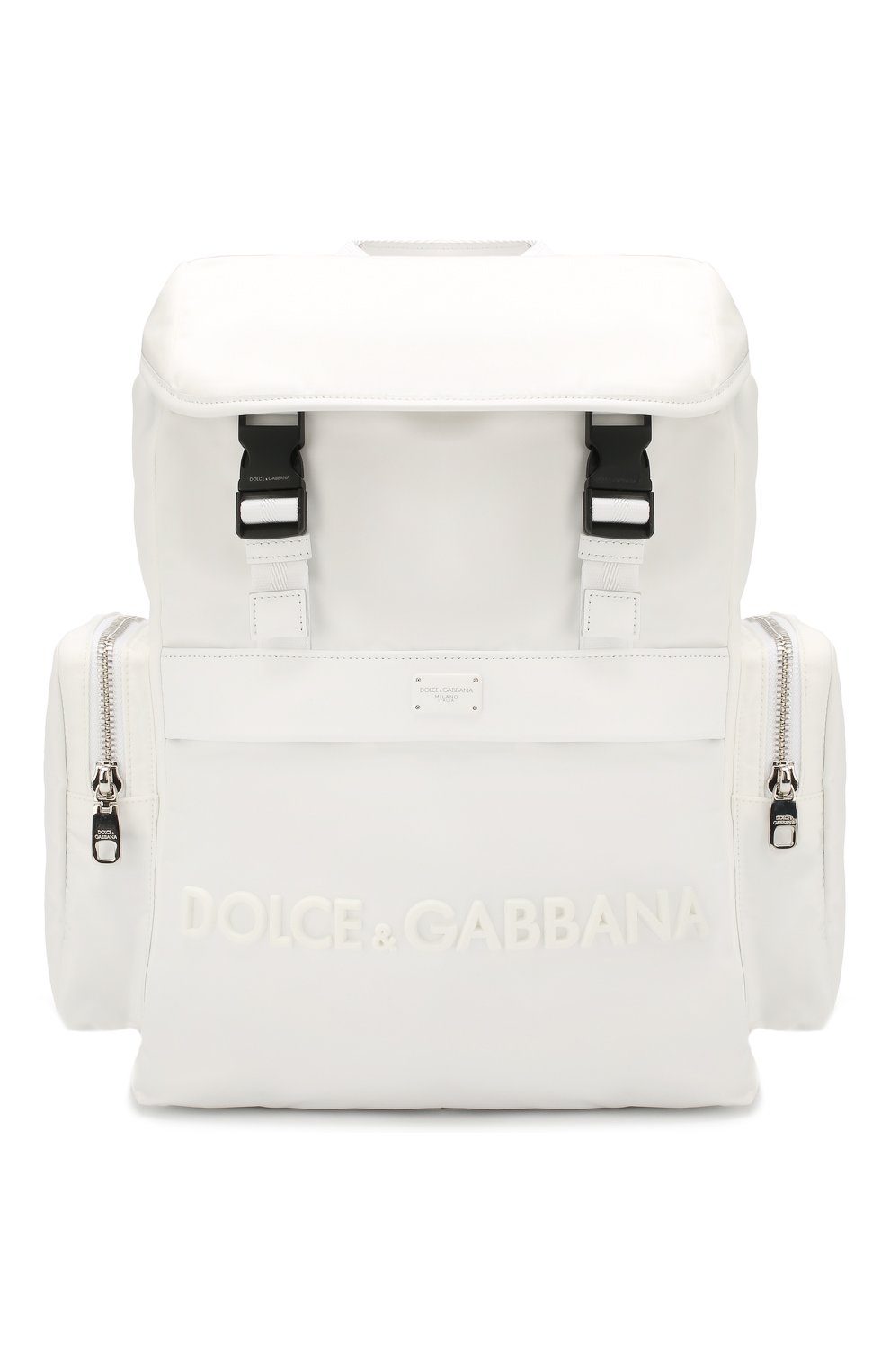 Мужской комбинированный рюкзак street DOLCE & GABBANA белого цвета, арт. BM1601/AZ675 | Фото 1