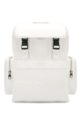Мужской комбинированный рюкзак street DOLCE & GABBANA белого цвета по цене 99500 руб., арт. BM1601/AZ675 | Фото 1 Мужской комбинированный рюкзак street DOLCE & GABBANA белого цвета, арт. BM1601/AZ675 | Фото 1