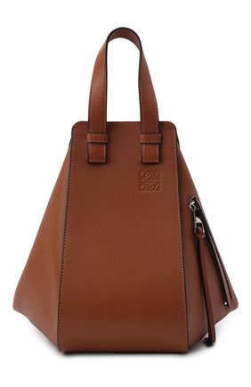 Женская сумка hammock small LOEWE светло-коричневого цвета по цене 174500 руб., арт. 387.30.S35 | Фото 1 Женская сумка hammock small LOEWE светло-коричневого цвета, арт. 387.30.S35 | Фото 1