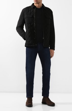 Мужские замшевые ботинки GIORGIO ARMANI коричневого цвета по цене 59950 руб., арт. X2M305/XM168 | Фото 2 Мужские замшевые ботинки GIORGIO ARMANI коричневого цвета, арт. X2M305/XM168 | Фото 2
