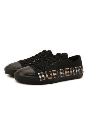 Мужские текстильные кеды BURBERRY черного цвета по цене 29000 руб., арт. 8018275 | Фото 1 Мужские текстильные кеды BURBERRY черного цвета, арт. 8018275 | Фото 1