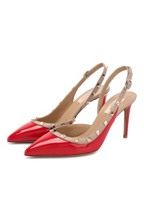 Женская кожаные туфли valentino garavani rockstud VALENTINO красного цвета по цене 47300 руб., арт. TW2S0H04/VNW | Фото 1 Женская кожаные туфли valentino garavani rockstud VALENTINO красного цвета, арт. TW2S0H04/VNW | Фото 1