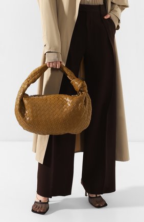 Женская сумка bv jodie small BOTTEGA VENETA хаки цвета по цене 208000 руб., арт. 600261/VCPP0 | Фото 2 Женская сумка bv jodie small BOTTEGA VENETA хаки цвета, арт. 600261/VCPP0 | Фото 2