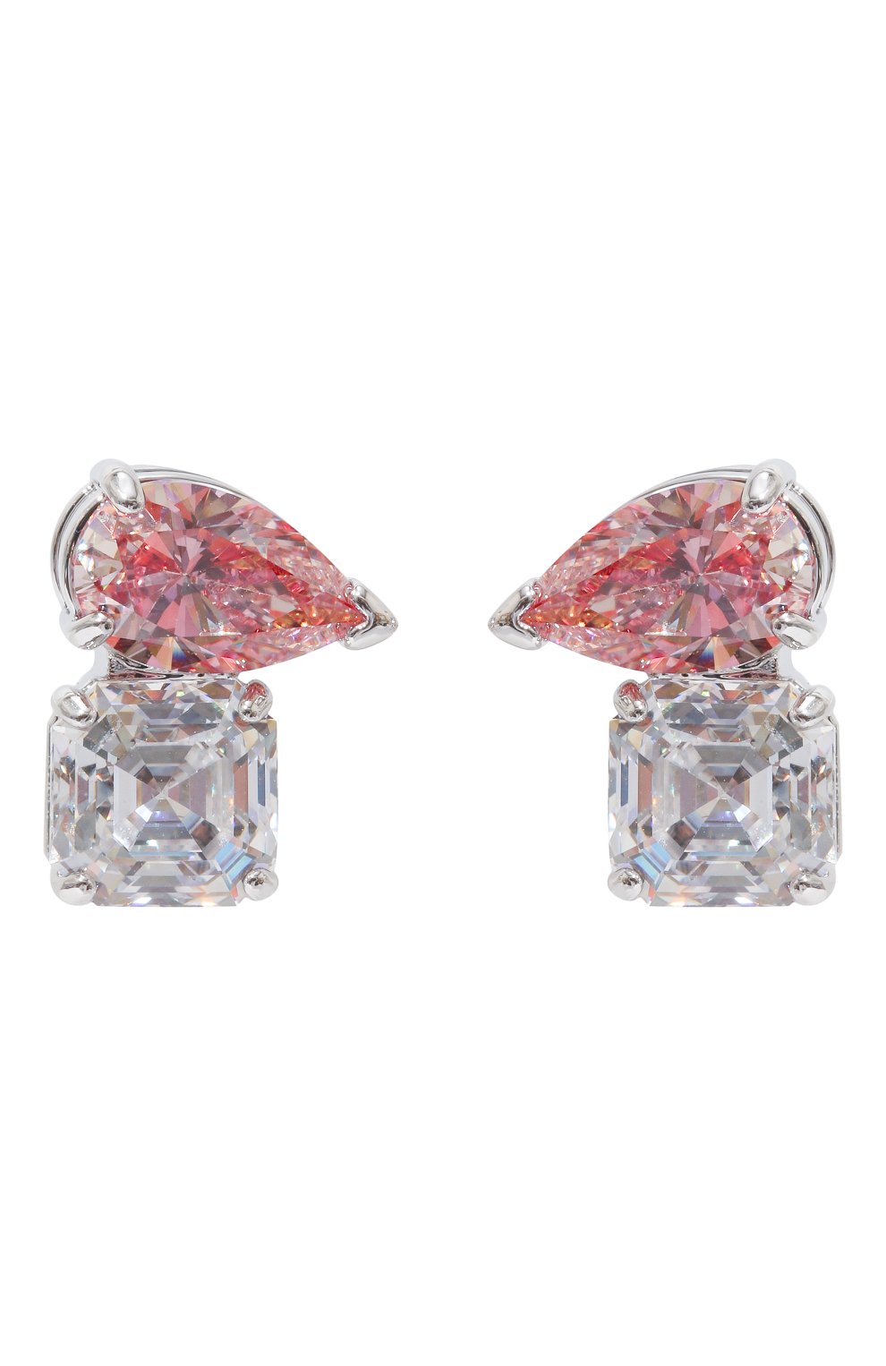 Женские серьги attract SWAROVSKI серебряного цвета, арт. 5517118 | Фото 1