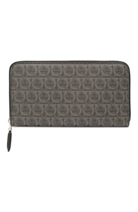 Мужской кожаное портмоне SALVATORE FERRAGAMO темно-серого цвета по цене 64000 руб., арт. Z-0716516 | Фото 1 Мужской кожаное портмоне SALVATORE FERRAGAMO темно-серого цвета, арт. Z-0716516 | Фото 1