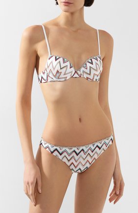 Женский раздельный купальник MISSONI разноцветного цвета по цене 33650 руб., арт. MMP00122/BR008J | Фото 2 Женский раздельный купальник MISSONI разноцветного цвета, арт. MMP00122/BR008J | Фото 2