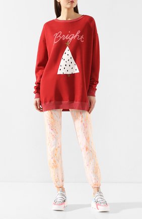 Женская свитшот WILDFOX красного цвета по цене 13100 руб., арт. WFL7485K2 | Фото 2 Женская свитшот WILDFOX красного цвета, арт. WFL7485K2 | Фото 2