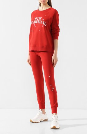 Женская хлопковый свитшот WILDFOX красного цвета по цене 11850 руб., арт. WC05423K6 | Фото 2 Женская хлопковый свитшот WILDFOX красного цвета, арт. WC05423K6 | Фото 2