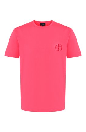 Мужская хлопковая футболка GIORGIO ARMANI красного цвета по цене 35550 руб., арт. 3HST62/SJKRZ | Фото 1 Мужская хлопковая футболка GIORGIO ARMANI красного цвета, арт. 3HST62/SJKRZ | Фото 1 (Материал внешний: Хлопок; Длина (для топов): Стандартные; Рукава: Короткие; Статус проверки: Проверена категория; Принт: Без принта; Стили: Кэжуэл)
