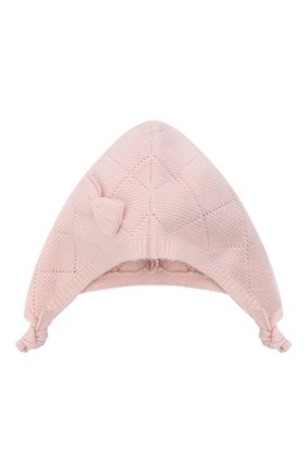 Детского кашемировая шапка OSCAR ET VALENTINE розового цвета, арт. BEG03 | Фото 1 (Материал: Кашемир, Шерсть, Текстиль)