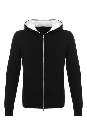 Мужской хлопковый кардиган KITON черного цвета по цене 121500 руб., арт. UK1050 | Фото 1 Мужской хлопковый кардиган KITON черного цвета, арт. UK1050 | Фото 1