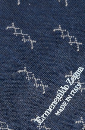 Мужские хлопковые носки ERMENEGILDO ZEGNA синего цвета по цене 2440 руб., арт. N5V402880 | Фото 2 Мужские хлопковые носки ERMENEGILDO ZEGNA синего цвета, арт. N5V402880 | Фото 2