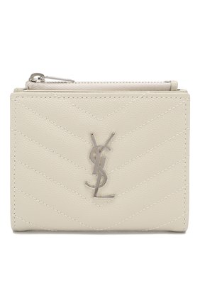 Женские кожаное портмоне SAINT LAURENT белого цвета по цене 31000 руб., арт. 575879/B0W02 | Фото 1 Женские кожаное портмоне SAINT LAURENT белого цвета, арт. 575879/B0W02 | Фото 1