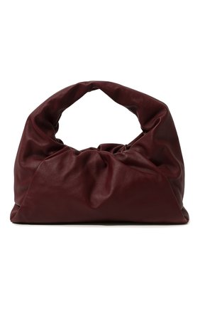 Женская сумка shoulder pouch BOTTEGA VENETA бордового цвета, арт. 610524/VCP40 | Фото 1 (Материал: Натуральная кожа; Размер: large; Сумки-технические: Сумки top-handle)