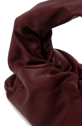 Женская сумка shoulder pouch BOTTEGA VENETA бордового цвета, арт. 610524/VCP40 | Фото 3 (Сумки-технические: Сумки top-handle; Материал: Натуральная кожа; Региональные ограничения белый список (Axapta Mercury): RU; Размер: large)