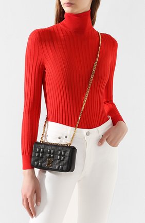Женская сумка lola mini BURBERRY черного цвета по цене 72800 руб., арт. 8023117 | Фото 2 Женская сумка lola mini BURBERRY черного цвета, арт. 8023117 | Фото 2