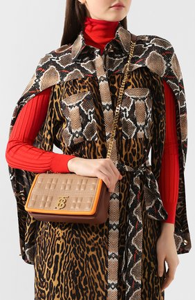 Женская сумка lola small BURBERRY бежевого цвета по цене 109000 руб., арт. 8022974 | Фото 2 Женская сумка lola small BURBERRY бежевого цвета, арт. 8022974 | Фото 2