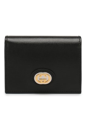 Женский кожаное портмоне marina GUCCI черного цвета по цене 26600 руб., арт. 598532/1DB0X | Фото 1 Женский кожаное портмоне marina GUCCI черного цвета, арт. 598532/1DB0X | Фото 1