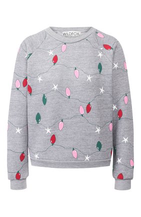 Женская свитшот WILDFOX серого цвета по цене 14150 руб., арт. WHF1904K4 | Фото 1 Женская свитшот WILDFOX серого цвета, арт. WHF1904K4 | Фото 1