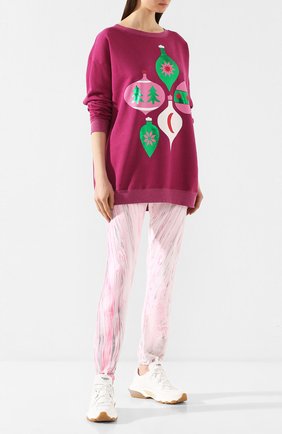 Женская хлопковый свитшот WILDFOX сиреневого цвета по цене 13100 руб., арт. WFL7484K1 | Фото 2 Женская хлопковый свитшот WILDFOX сиреневого цвета, арт. WFL7484K1 | Фото 2