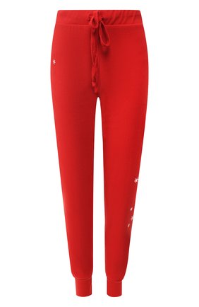 Женские хлопковые джоггеры WILDFOX красного цвета по цене 13100 руб., арт. WC01653K7 | Фото 1 Женские хлопковые джоггеры WILDFOX красного цвета, арт. WC01653K7 | Фото 1