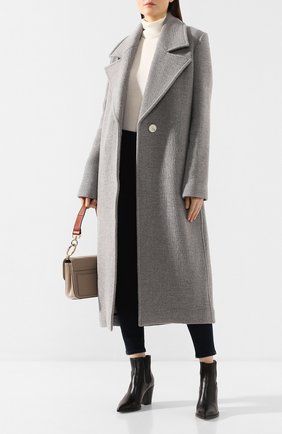 Женское пальто BY MALENE BIRGER серого цвета по цене 57400 руб., арт. Q67943001/PASIN0 | Фото 2 Женское пальто BY MALENE BIRGER серого цвета, арт. Q67943001/PASIN0 | Фото 2