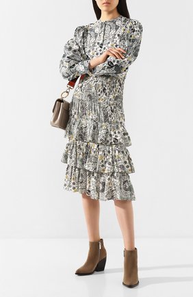 Женская юбка из вискозы ISABEL MARANT ETOILE зеленого цвета по цене 41200 руб., арт. JU1092-20P024E/CENCIA | Фото 2 Женская юбка из вискозы ISABEL MARANT ETOILE зеленого цвета, арт. JU1092-20P024E/CENCIA | Фото 2 (Длина Ж (юбки, платья, шорты): Миди; Материал внешний: Вискоза; Статус проверки: Проверена категория; Женское Кросс-КТ: Юбка-одежда)