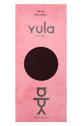 Детские колготки ivy 50 den YULA бордового цвета, арт. YU-92 | Фото 1 (Материал: Синтетический материал, Текстиль; Статус проверки: Проверена категория)