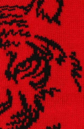 Детские хлопковые носки LA PERLA красного цвета, арт. 42375/7-8 | Фото 2 (Материал: Текстиль, Хлопок; Региональные ограничения белый список (Axapta Mercury): RU; Кросс-КТ: Носки)