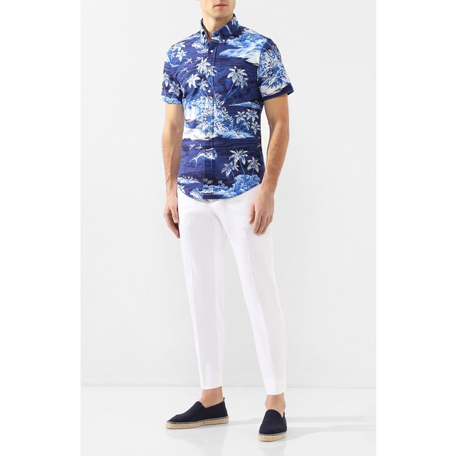 фото Хлопковая рубашка polo ralph lauren