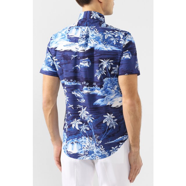 фото Хлопковая рубашка polo ralph lauren