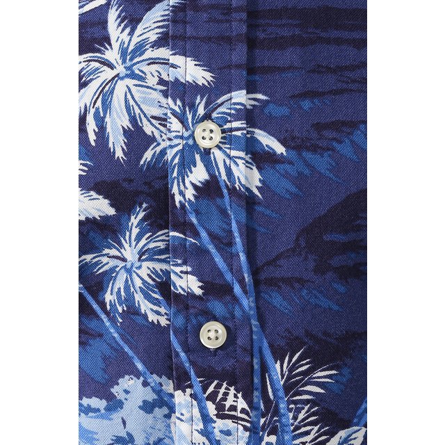 фото Хлопковая рубашка polo ralph lauren