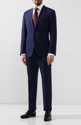 Мужской шерстяной костюм BRIONI синего цвета по цене 512000 руб., арт. RA0J1R/P9A2A/BRUNIC0 | Фото 1 Мужской шерстяной костюм BRIONI синего цвета, арт. RA0J1R/P9A2A/BRUNIC0 | Фото 1 (Материал подклада: Хлопок, Синтетический материал; Рукава: Длинные; Материал внешний: Шерсть; Статус проверки: Проверена категория; Костюмы М: Однобортный; Стили: Классический; Региональные ограничения белый список (Axapta Mercury): RU)