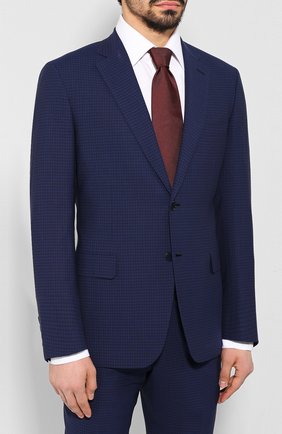 Мужской шерстяной костюм BRIONI синего цвета по цене 512000 руб., арт. RA0J1R/P9A2A/BRUNIC0 | Фото 2 Мужской шерстяной костюм BRIONI синего цвета, арт. RA0J1R/P9A2A/BRUNIC0 | Фото 2 (Материал подклада: Хлопок, Синтетический материал; Рукава: Длинные; Материал внешний: Шерсть; Статус проверки: Проверена категория; Костюмы М: Однобортный; Стили: Классический; Региональные ограничения белый список (Axapta Mercury): RU)