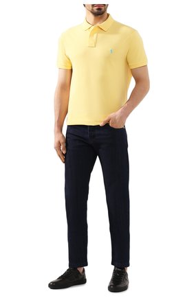 Мужское хлопковое поло POLO RALPH LAUREN желтого цвета по цене 8380 руб., арт. 710795080 | Фото 2 Мужское хлопковое поло POLO RALPH LAUREN желтого цвета, арт. 710795080 | Фото 2