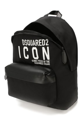 Мужской текстильный рюкзак DSQUARED2 черного цвета по цене 34550 руб., арт. BPM0019 11702649 | Фото 4 Мужской текстильный рюкзак DSQUARED2 черного цвета, арт. BPM0019 11702649 | Фото 4