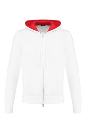 Мужской хлопковый кардиган KITON белого цвета по цене 121500 руб., арт. UK1050 | Фото 1 Мужской хлопковый кардиган KITON белого цвета, арт. UK1050 | Фото 1