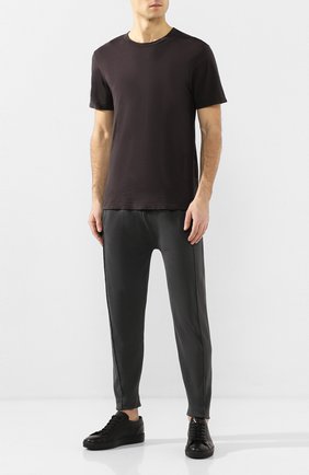 Мужская хлопковая футболка COTTON CITIZEN темно-серого цвета по цене 7365 руб., арт. M60011 | Фото 2 Мужская хлопковая футболка COTTON CITIZEN темно-серого цвета, арт. M60011 | Фото 2
