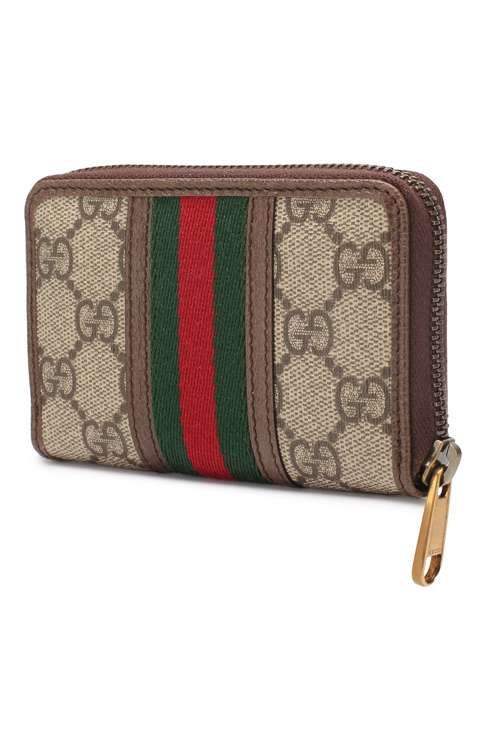 Мужской кошелек для монет GUCCI бежевого цвета по цене 33900 руб., арт. 597613/96IWT | Фото 2 Мужской кошелек для монет GUCCI бежевого цвета, арт. 597613/96IWT | Фото 2