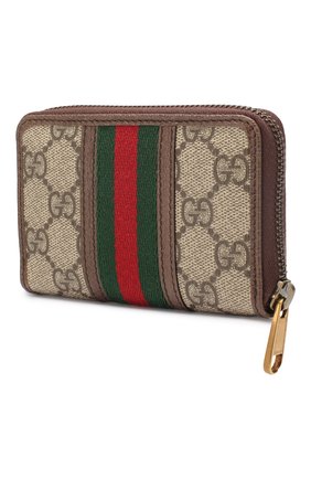 Мужской кошелек для монет GUCCI бежевого цвета по цене 33900 руб., арт. 597613/96IWT | Фото 2 Мужской кошелек для монет GUCCI бежевого цвета, арт. 597613/96IWT | Фото 2