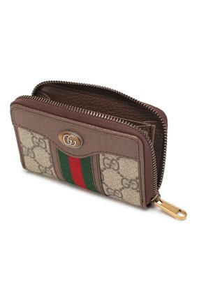 Мужской кошелек для монет GUCCI бежевого цвета по цене 33900 руб., арт. 597613/96IWT | Фото 3 Мужской кошелек для монет GUCCI бежевого цвета, арт. 597613/96IWT | Фото 3