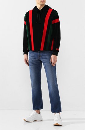 Мужской хлопковое худи GUCCI черного цвета по цене 79000 руб., арт. 598983/XJBPG | Фото 2 Мужской хлопковое худи GUCCI черного цвета, арт. 598983/XJBPG | Фото 2