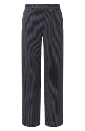 Мужской брюки VETEMENTS темно-синего цвета по цене 51850 руб., арт. SS20PA144 1327/M | Фото 1 Мужской брюки VETEMENTS темно-синего цвета, арт. SS20PA144 1327/M | Фото 1