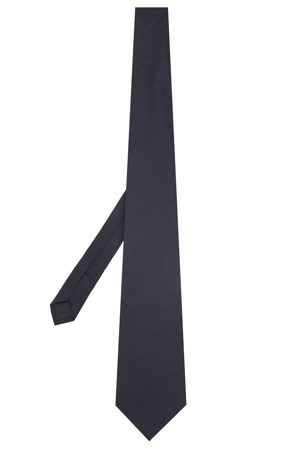 Мужской шелковый галстук TOM FORD темно-синего цвета, арт. 7TF05/XTF | Фото 2 (Материал: Текстиль, Шелк; Принт: Без принта; Региональные ограничения белый список (Axapta Mercury): RU; Статус проверки: Проверена категория)