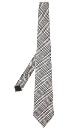 Мужской шелковый галстук TOM FORD серого цвета, арт. 7TF17/XTF | Фото 2 (Материал: Шелк, Текстиль; Статус проверки: Проверена категория; Принт: С принтом; Региональные ограничения белый список (Axapta Mercury): RU)