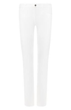 Мужские джинсы CANALI белого цвета, арт. 91500/PT00625 | Фото 1 (Материал внешний: Хлопок, Деним; Статус проверки: Проверена категория; Длина (брюки, джинсы): Стандартные; Кросс-КТ: Деним; Силуэт М (брюки): Узкие)