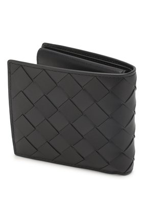 Мужской кожаное портмоне BOTTEGA VENETA темно-синего цвета по цене 47900 руб., арт. 607477/VCPQ4 | Фото 2 Мужской кожаное портмоне BOTTEGA VENETA темно-синего цвета, арт. 607477/VCPQ4 | Фото 2