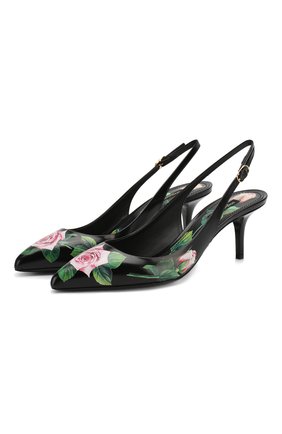 Женская кожаные туфли bellucci DOLCE & GABBANA черного цвета по цене 46100 руб., арт. CG0180/AJ730 | Фото 1 Женская кожаные туфли bellucci DOLCE & GABBANA черного цвета, арт. CG0180/AJ730 | Фото 1